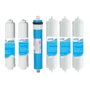 طقم فلاتر برافكو لمبردة المياه — 6 مراحل — حتى 16 شهر — تنقية قصوى