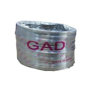 مروحة شفط لي مع خرطوم جرجر ألمنيوم مرن 6 بوصة — طول 2 متر