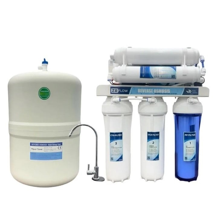 فلتر مياه زي فلو — 6 مراحل (صنع في فيتنام) — أبيض