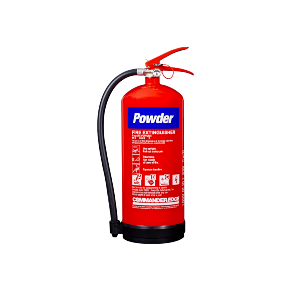 6kg Powder Fire Extinguisher — Multi-purpose for safety and emergency systems