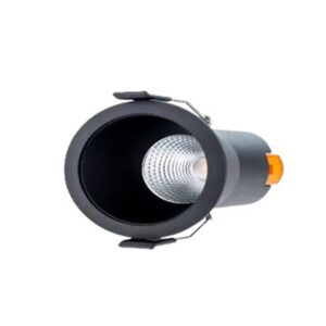 سبوت إضاءة أسود مضاد للوهج 6 واط 3000 كلفن