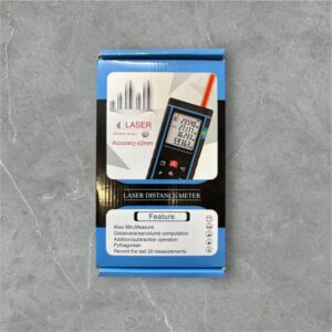 مقياس مسافات ليزري رقمي 60 متر — دقة عالية مع حساب المساحة والحجم — أداة قياس احترافية