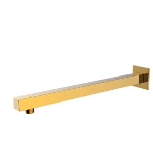 ذراع دش جداري مربع 60 سم من الفولاذ المقاوم للصدأ 304 — ذهبي