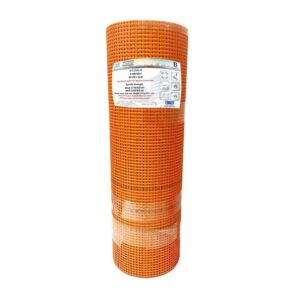 شبك فايبر للياسة برتقالي 60 سم × 50 م - LANDBUILD (إيطالي)