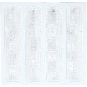 إضاءة ليد للسقف المستعار 60×60 سم — 120 واط، لون شمسي كريمي