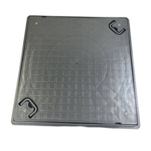 غطاء فتحة تفتيش بلاستيكي 60×60 رمادي