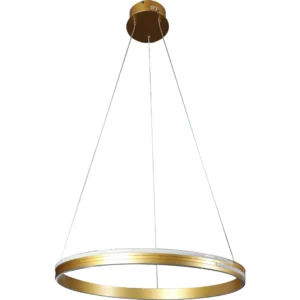 نجفة مودرن ذهبية بثلاث إضاءات — 65 واط