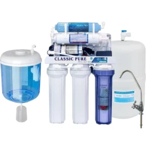 جهاز تحلية مياه تايواني 7 مراحل بمعالج أمريكي وقارورة تبريد — تنقية متقدمة لمياه شرب منزلية