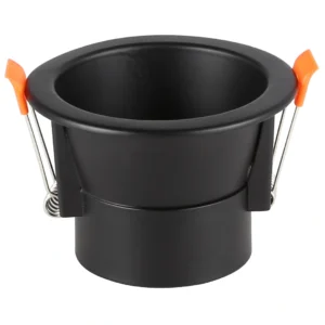 إطار سبوت لايت بقطر 7 سم — توفل أسود/أسود