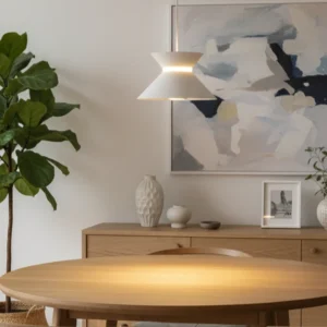 Single pendant light, white - warm yellow light, 7W