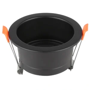 إطار سبوت لايت بقطر 7 سم — توفل أسود+أسود