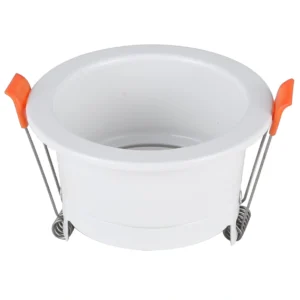 إطار سبوت لايت بقطر 7 سم — توفل أبيض + أبيض