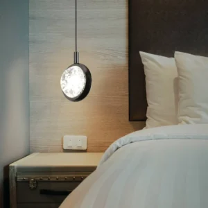 Elegant Prime Single Pendant Light, Black - 7W, Three Color Changing Lights