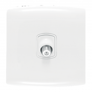 Single shower plug, 7x7 cm — White (Al Fanar)