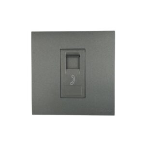 قابس/فيش هاتف مفرد رمادي 7×7 — الفنار