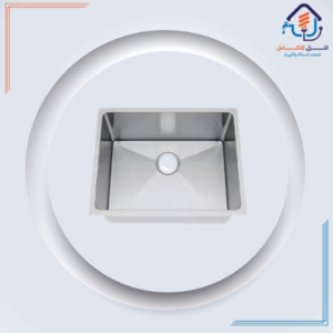 حوض مطبخ من الستانلس ستيل للتركيب الغاطس على الرخام — 70×45 سم