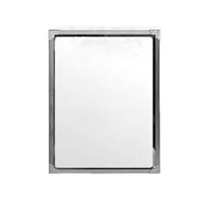 مرآة بإطار ستيل مطلي كروم 70×50 سم - MR021 (ستامينا)