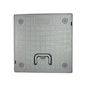 غطاء تفتيش بلاستيكي مقاس 70×70 — رمادي