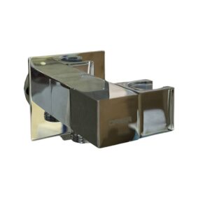 Square bidet elbow with side base and thick chrome finish — Orissa 70081