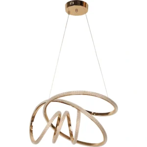 نجف مودرن ذهبي بثلاث إضاءات 75 واط