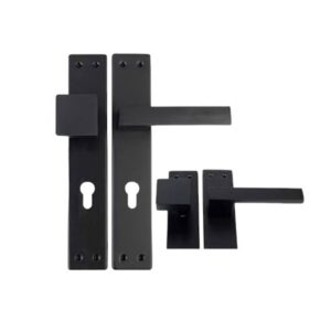 مقبض باب ثابت لليمين أسود موديل 7600 - JAYDEN MBLACK