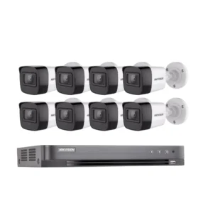 نظام مراقبة 8 كاميرات بدقة 8 ميجابكسل — وضوح فائق للمواقع الكبيرة | Hikvision أداء احترافي