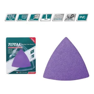 طقم ورق صنفرة مثلثي 80 مم — 20 قطعة من توتال (TAC78080202)