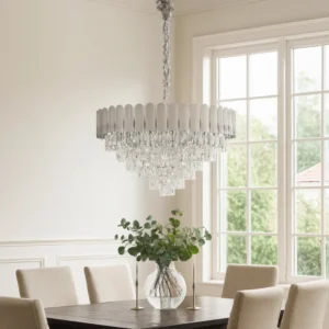 نجف مودرن فضي موديل 800، 15 لمبة E14