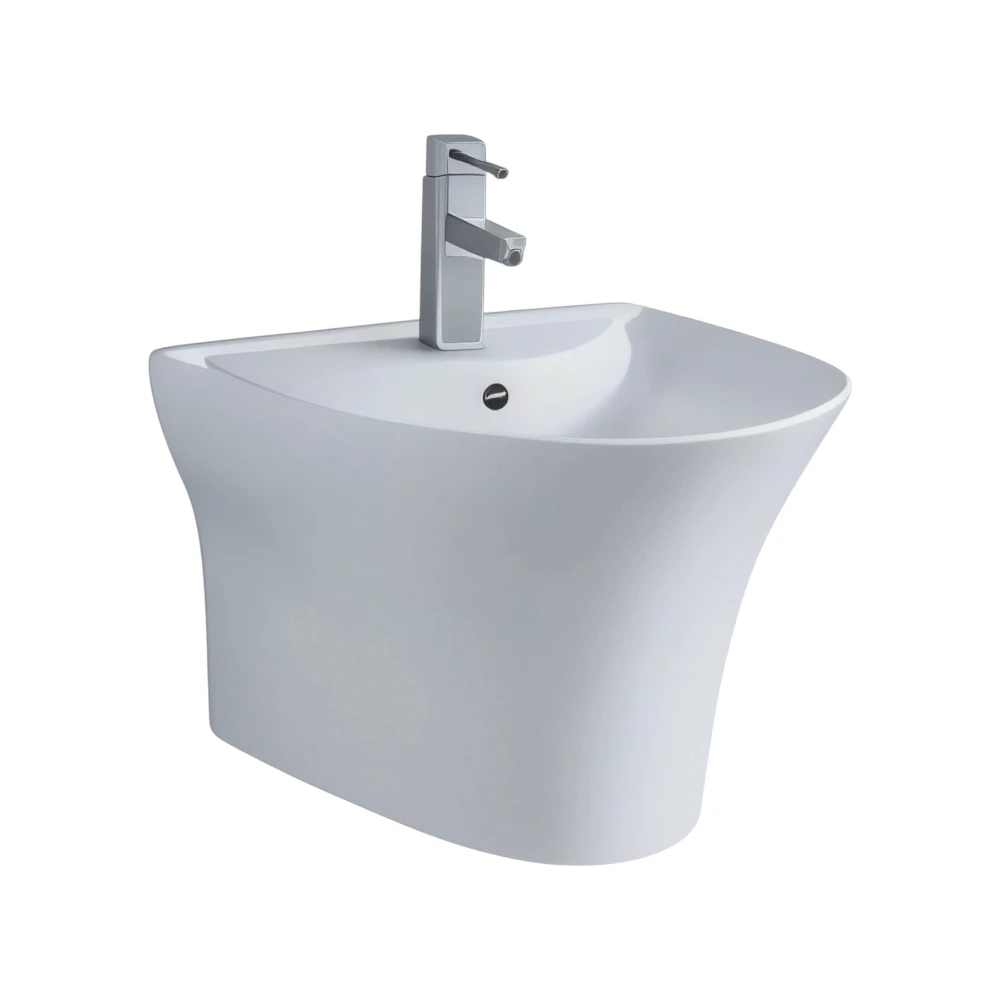 Tattoo 810 Wall Washbasin - White (50×45×45 cm)