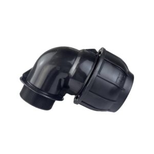 كوع 90° بسن خارجي من IRRIPLAST