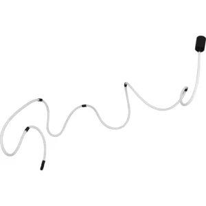 Modern black pendant lamp with yellow light, 95 watts