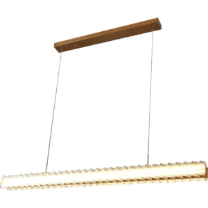 ثريا معلقة مودرن ذهبية بثلاثة مصابيح — 95 واط