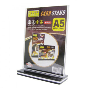 حامل إعلانات مكتبي أكريليك (عمودي) لمقاس A5