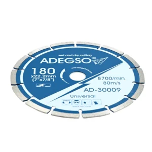 قرص قطع ماسي ADEGSO بقطر 180 مم للاستخدام الجاف والرطب (AD-30009)