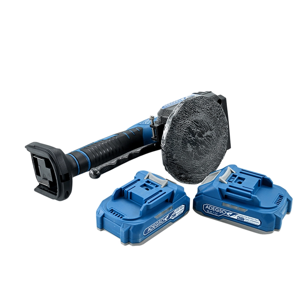 مدك تربة لاسلكي من ADEGSO مع بطاريتين ليثيوم 21 فولت (2000 مللي أمبير/ساعة)