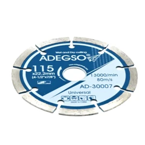 قرص قطع ماسي ADEGSO طراز AD-30007 — قطر 115 مم للجرانيت والرخام