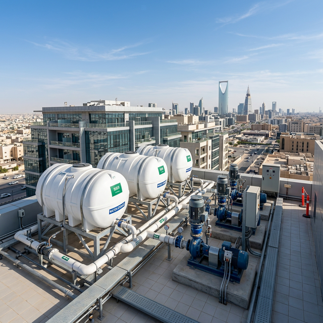 مضخات وخزانات المياه