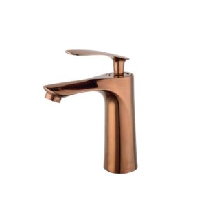 صنبور مغسلة BRONZO موديل 201 بلون ذهبي روز