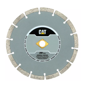 قرص قطع خرسانة احترافي مغلف بحبيبات الماس من كات (CAT) — 350 مم، موديل DA30011