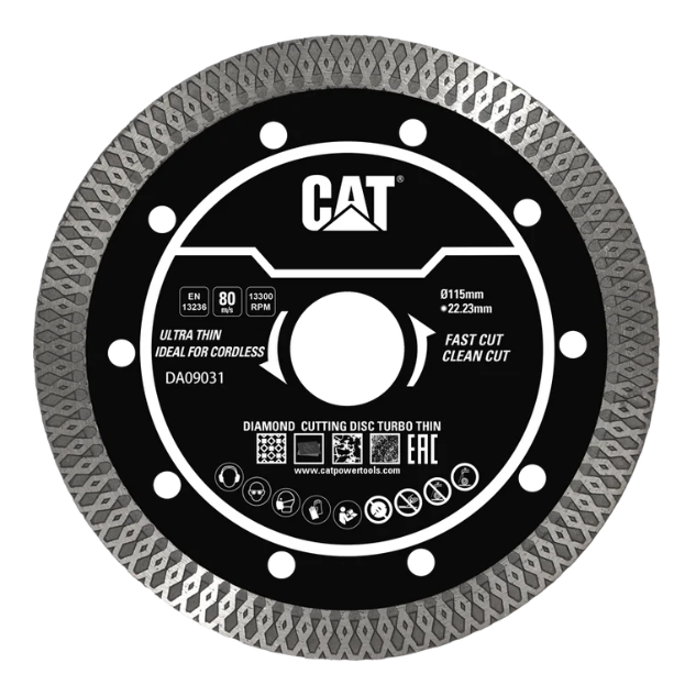 قرص قطع رخام توربو ماسي من CAT مقاس 4.5 بوصة (115 مم) – موديل DA09031