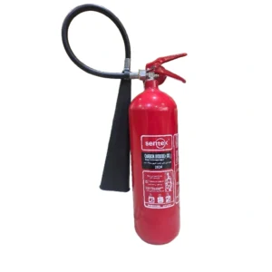 Carbon dioxide (CO₂) fire extinguisher — effective for electrical and liquid fires — 4.5 kg residue-free cylinder