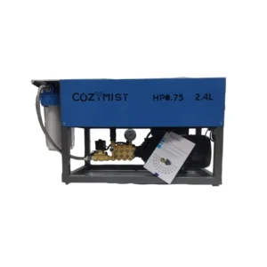 مضخة ضباب COZYMIST لتبريد المساحات الخارجية — 0.75 حصان · 2.4 ل/دقيقة