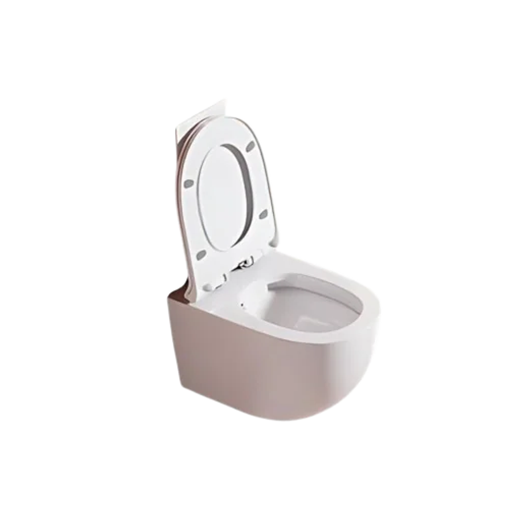 كرسي حمام معلق أفرنجي من ستامينا — أبيض موديل CR-003