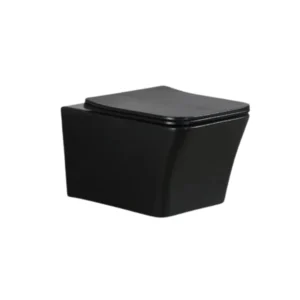 كرسي حمام معلق من ستامينا — أسود (CR-003)