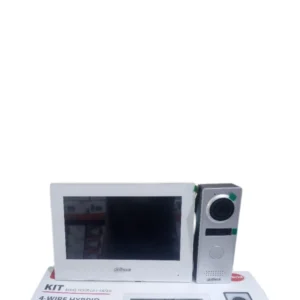 طقم انتركم فيديو Dahua KTA02 — نظام هجين بأربعة أسلاك مع شاشة 7 بوصة وكاميرا باب