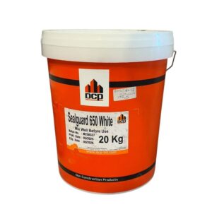 DCP عازل مطاطي مائي 650 — أبيض 20 كجم