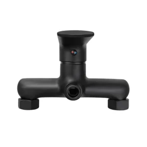 خلاط دش جداري أسود مطفي بتصميم عصري أنيق — Dinis صنع ألماني عالي الجودة