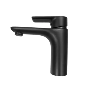 خلاط مغسلة أسود مطفي بتصميم عصري راقٍ — Dinis، صناعة ألمانية عالية الجودة