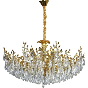 معلّق مودرن ذهبي بمقابس E14 — 14 لمبة