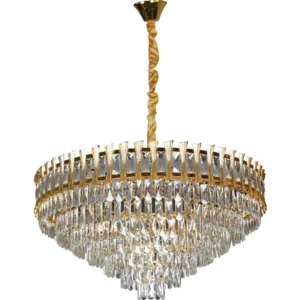 حامل معلق مودرن ذهبي بمقابس E14 × 22، طول 1000 مم